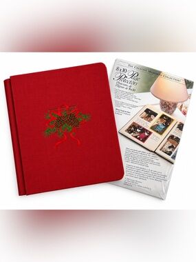 Creative Memories 1997 Limited Edition 8X10 Christmas Album with page protectors